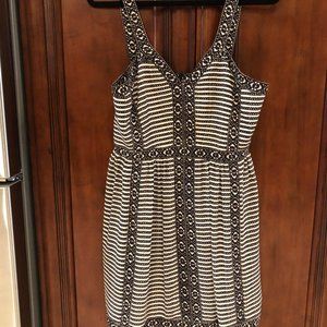 BCBG Max Azria black and cream party dress